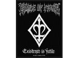 Cradle Of Filth - Toppa "Existence Is Futile"" - Poliestere RO3739 (Taglia Unica) (Nero/Bianco)"