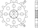 Pignone Passo 530 - Z 18 Denti (Dis.22900)