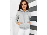 Dstreet Felpa Donna Victoria Grigio Chiaro L