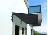 Glaswerk Westfalen - (L) 120X90 Cm Tetto In Vetro Grigio Incl. Supporto Ral 7016