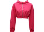 3081AU Felpa Donna Hinnominate Woman Crop Full-Zip Sweatshirt