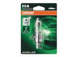 1 Pezzo Lampadine Osram Ultra Life Per Attacco H4 12V 60/55W