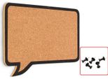 Allboards MS6_CORK Allboards Polyeder Magnet Braun, Kork 1,5 X 1,5 Cm, 6 St.