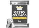 Creative Deco Gesso Ceramico | 1 Kg | Polvere Di Ceramica Bianco, Gesso Per Stampi | Polvere Inodore Uso Hobbistico, Progetti Creativi, Fai Da Te