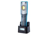 Lampada Da Officina 10W Cob Led 1000 Lm + 3W Led Uv 395Nm, Ricaricabile, IK08, IP54, Con Gancio E Magnete