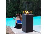 Riscaldatore Per Patio Luce Per Patio Nera