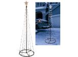 Albero Di Natale A Led - 240 Cm - Albero Decorativo A Cono Illuminato Con 140 Led - Per Interni Ed Esterni