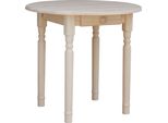 Tavolo Da Pranzo Rotondo Ii Tavolo Da Cucina Non Trattato 90 Cm