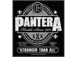 Pantera - Toppa "Stronger Than All"", Tessuto RO7595 (Taglia Unica) (Nero/Bianco)"