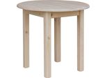 Tavolo Da Pranzo Tavolo Da Cucina Rotondo Non Trattato 90 Cm