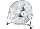 Dcg Eltronic CRB1255 Ventilatore Da Pavimento Turbo Industriale Cromato 55 Cm