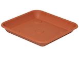 Plastecnic S.P.A. Omnia Terrae Piattino Quadrato In Terracotta 30X30Cm