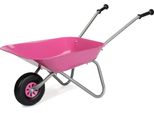 Rolly Toys Carriola Per Bambini Carriola In Metallo Rosa, Carriola Da Giardino, Ragazze