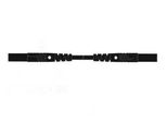 Hirschmann Filo Di Misura Truccato 25 Cm, Ø 4 Mm / Nero (MLB/GG-SH 25/1)