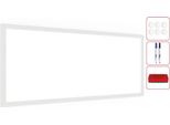 Lavagna Magnetica Cancellabile A Secco Bianca Con Cornice Bianco In Legno 30X70Cm