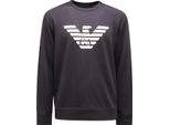 9971AP Felpa Uomo Emporio Armani Essential Man Sweatshirt Blue