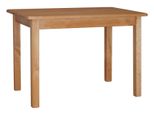 Tavolo In Legno Di Pino Massiccio Nel Colore Ontano 130 X 70 Cm