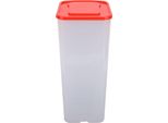 Contenitore Per Pane In Plastica Di Grande Capacità Salvaspazio Con Coperchio Per Picnic In Casa E Viaggi In Campeggio Rosso