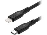 Alzapower Silkcore Da USB-C A Lightning Mfi, 1M Nero