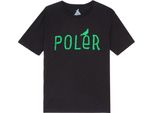 T-Shirt Da Uomo Poler X Staple Furry Pigeon In Cotone Nero L