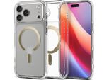 Custodia Spigen Ultra Hybrid Mag Compatibile Con Magsafe Adatta Per Iphone 17 Pro Max Oro Chiaro