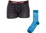 Confezione Regalo Kisses&Love Con Boxer E Calzini Da Uomo KL6000