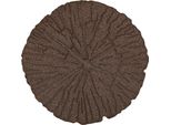 Bepco Set Di 4, Disco Per Albero In Gomma Riciclata, Ø 46 X 1,7 Cm, Marrone