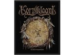 Korpiklaani - Misura Standard - Toppa "Rankarumpu"", Tessuto RO10689 (Taglia Unica) (Nero/Marrone)"