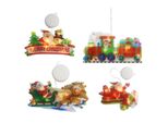 Luce Led Natalizia, Luce A Sospensione Natalizia, Decorazione Natalizia, Set Di Luci A Sospensione Natalizie, Decorazione Natalizia - Merrylights Set B