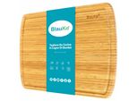 Tagliere Da Cucina In Legno Di Bamboo Con Scanalatura Per Succhi (Extra Grande 45X31Cm) – Tagliere In Legno Per Carni, Verdure, Formaggi, Aperitivo