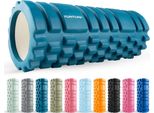 Tunturi Yoga Grid Foam Roller, 33 Cm, Blu Petrolio