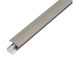 Alberts 492700 Profilo Di Transizione, Alluminio, Acciaio Inox Anodizzato, 1000 X 34 Mm
