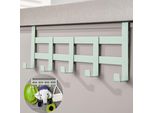 Dekazia® Appendiabiti Da Porta Per Appendere Verde | Appendiabiti Da Porta Camera Dei Bambini Ganci Colorati Appendiabiti Da Porta Gancio Da Porta Binario Interno Porta Appendiabiti Da Porta