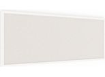 Bacheca In Sughero Bianco 100X40 Cm Cornice In Legno Bianca