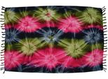 Sarong Pareo Gonna Avvolgente Telo Mare Stola Scialle Sciarpa Costume Da Bagno 140X120 Cm, Colorato