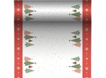 Papstar Runner Da Tavola In Tessuto Airlaid A Tinta Unita Alberi Di Natale 24M X 40Cm