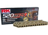 Catena Trasmissione Rk Standard 520MXZ5/112 Oro-Nero Giunto A Clip