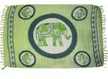 Sarong Pareo Gonna Avvolgente Telo Mare Stola Scialle Sciarpa Costume Da Bagno 140X120 Cm, Verde