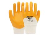 Beybi | 12 Paia Di Guanti Da Lavoro - Cotone, 3/4 Rivestiti In Nitrile