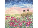 Kit Per Ricamo A Punto Croce Bothy Threads "Coccinella Nel Prato"", Schema Per Il Conteggio, XLP11, 26X26Cm"