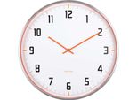 Karlsson Sports, Orologio Da Parete, Rotondo, Arancione, Bianco, Alluminio, Batteria
