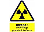 Cartello Attenzione Alle Sostanze Radioattive 225X275 Cartello Di Avvertimento Cartellone