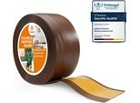 Quest Battiscopa In Pvc 100X25Mm, 5M, Autoadesivo, Battiscopa Morbido, Flessibile, Bronzo