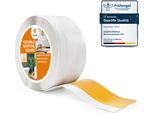 Quest Battiscopa In Pvc 100X25Mm, 1M, Autoadesivo, Battiscopa Morbido, Flessibile, Bianco