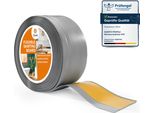 Quest Battiscopa In Pvc 100X25Mm, 25M, Autoadesivo, Battiscopa Morbido, Flessibile, Grigio