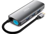 Urban Factory MHC55UF, Kabel, Usb 3.2 Gen 1 (3.1 Gen 1) Type-C, 100 W, 10,100,1000 Mbit/S, ŠEdá, Grigio Siderale