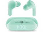 Music Sound 8018080472619 Cuffie Wireless In-Ear Per Chiamate/Musica Bluetooth Verde