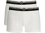 Boxer Trussardi Con Doppio Elastico E Logo - Bi-Pack : Taglia - L Taglia: L