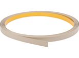 Quest Pvc Rigido 20 Mm, 10 M Profilo Piatto Con Adesivo Per Rivestimenti E Coperture, Beige