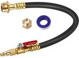 Kit Adattatore Per Irrigatore A Scoppio Con Valvola Di Intercettazione Per Sverniciare Camper Barca Camper Ottone+Tubo Sverniciare Camper Barca Camper Ottone+Tubo